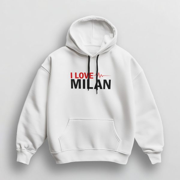 Sweat à Capuche Unisex Milan AC – Image 2