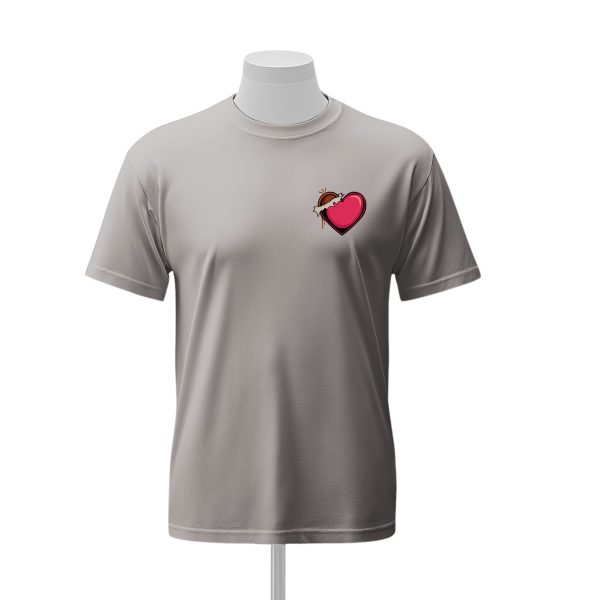 T-SHIRT  Unisex HEART CHOCOLATE – Image 4