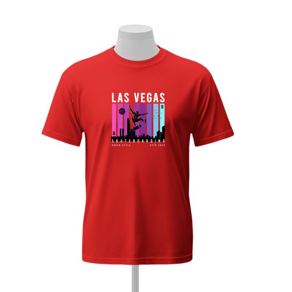T-SHIRT  Unisex LAS VEGAS SKATEBOARDING – Image 3