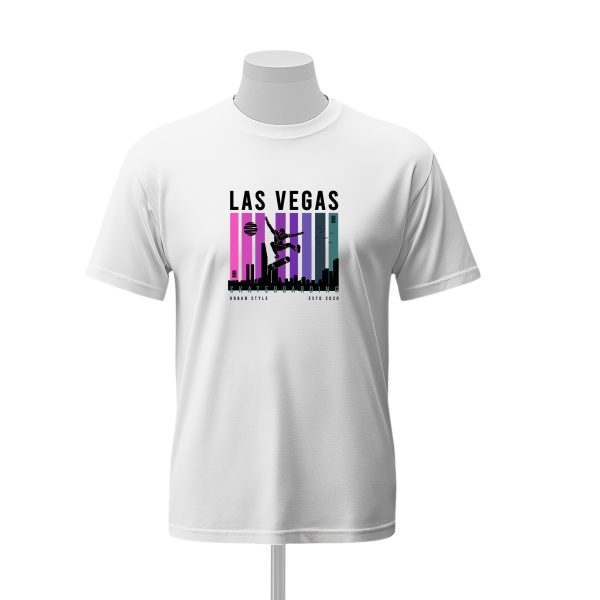 T-SHIRT  Unisex LAS VEGAS SKATEBOARDING – Image 2