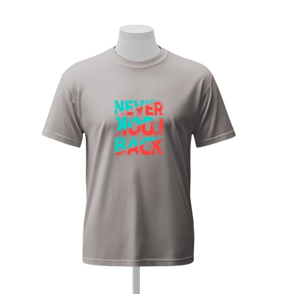 T-SHIRT  Unisex NEVER LOOK BACK – Image 4