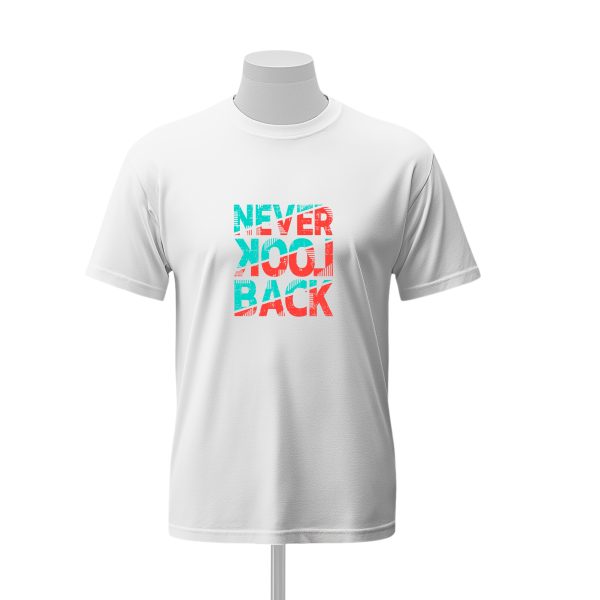 T-SHIRT  Unisex NEVER LOOK BACK – Image 2