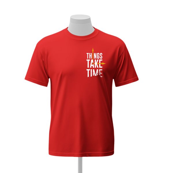 T-SHIRT  Unisex THINGS TAKE TIME – Image 3