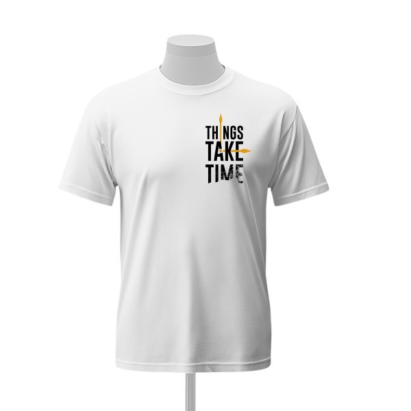 T-SHIRT  Unisex THINGS TAKE TIME – Image 2
