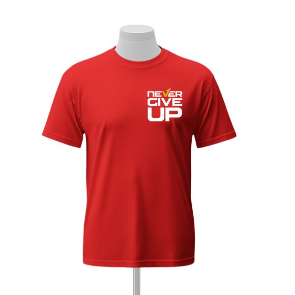 T-SHIRT  Unisex NEVER GIVE UP – Image 3
