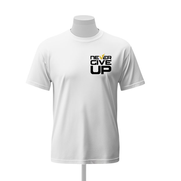 T-SHIRT  Unisex NEVER GIVE UP – Image 2