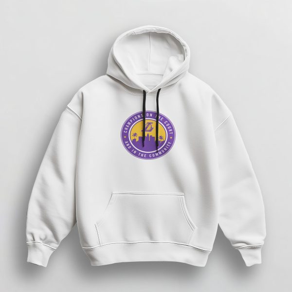 Sweat à Capuche Unisex LAKERS – Image 2