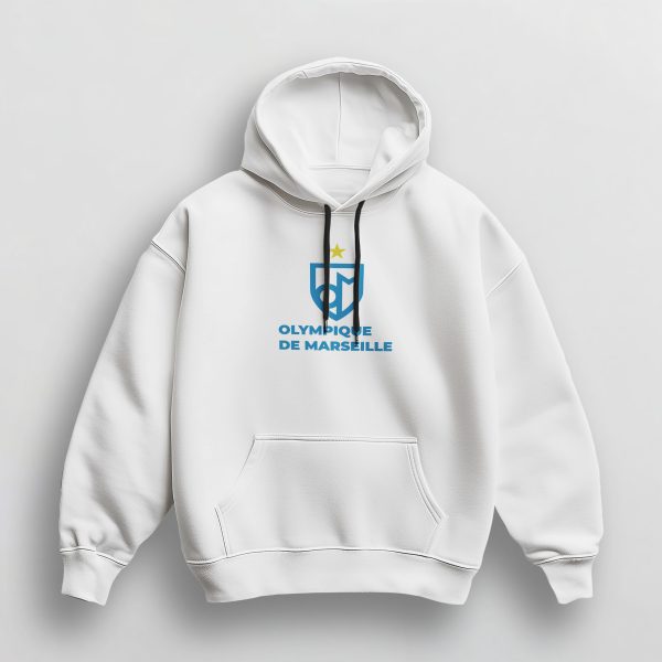 Sweat à Capuche Unisex Olympique de Marseille – Image 2