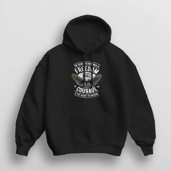 Sweat à Capuche Unisex FREEDOM COURAGE