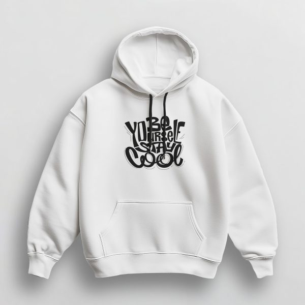 Sweat à Capuche Unisex BE YOURSELF STAY COOL – Image 2