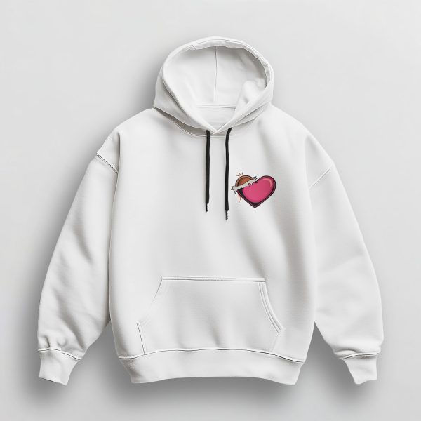 Sweat à Capuche Unisex HEART CHOCOLATE – Image 2