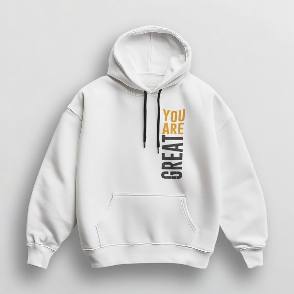 Sweat à Capuche Unisex YOU ARE GREAT – Image 2