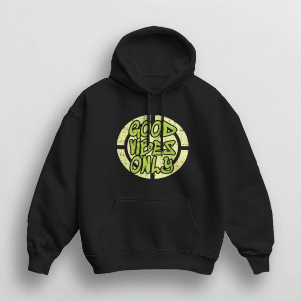 Sweat à Capuche Unisex GOOD VIBES ONLY