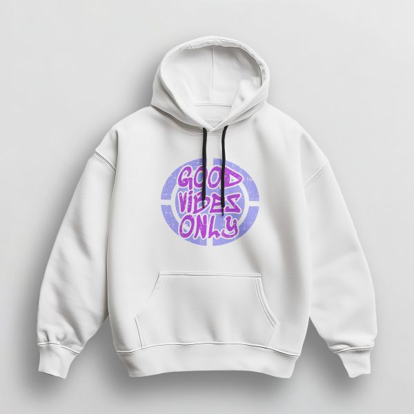 Sweat à Capuche Unisex GOOD VIBES ONLY – Image 2