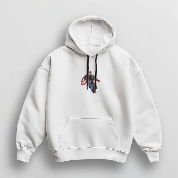 Sweat à Capuche Unisex Captain America – Image 2