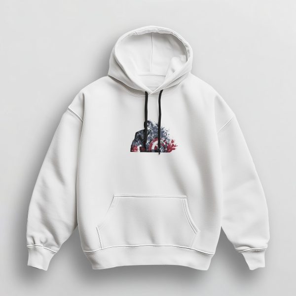 Sweat à Capuche Unisex Captain America – Image 2
