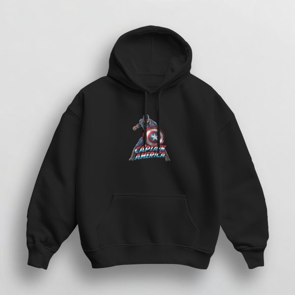 Sweat à Capuche Unisex Captain America