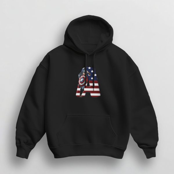 Sweat à Capuche Unisex Captain America