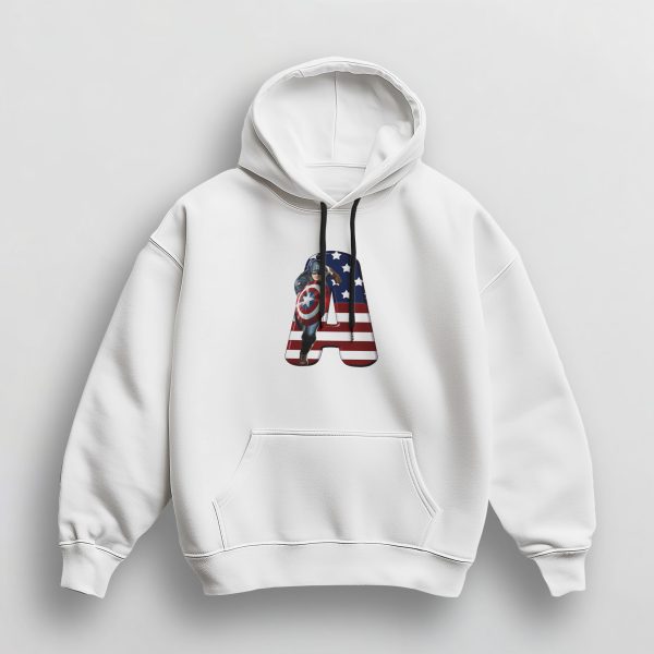 Sweat à Capuche Unisex Captain America – Image 2