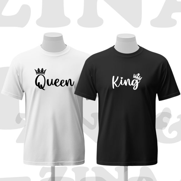 Pack T-SHIRT King & Queen