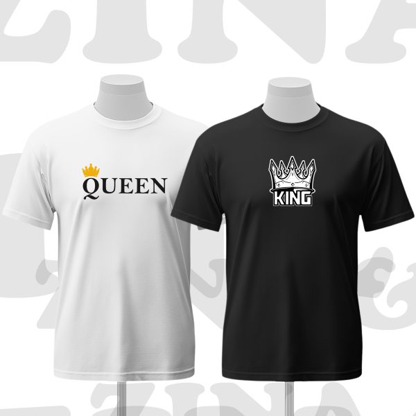 Pack T-SHIRT King & Queen