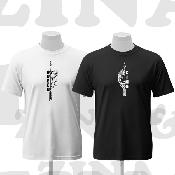 Pack T-SHIRT King & Queen