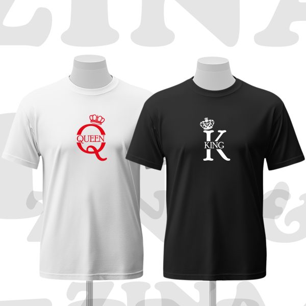 Pack T-SHIRT King & Queen