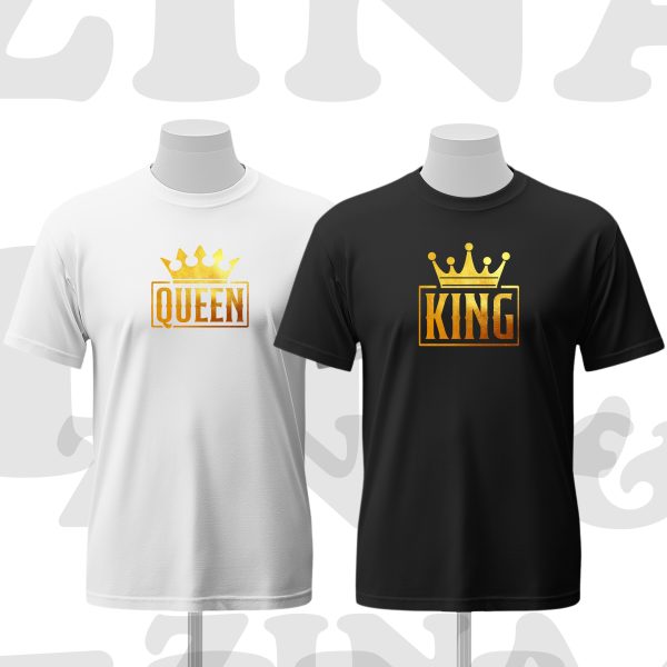 Pack T-SHIRT King & Queen