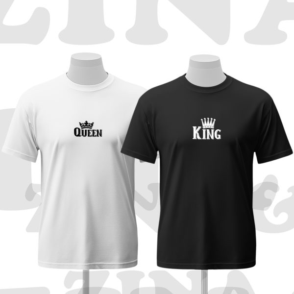 Pack T-SHIRT King & Queen
